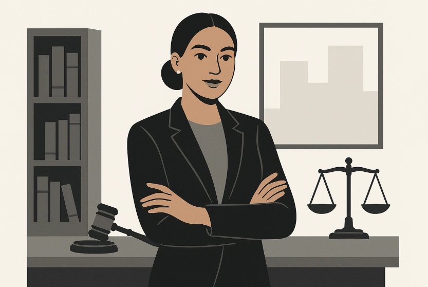 Illustration of Carmen Andrey, lead lawyer